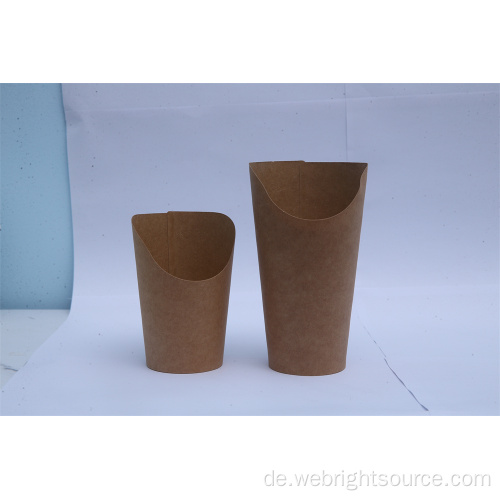 Biologisch abbaubarer Kraftpapier-Snack-Cup